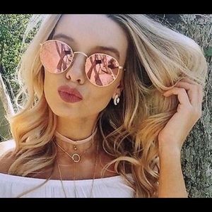Authentic Pink Ray Ban Round Sunglasses- BRAND NEW